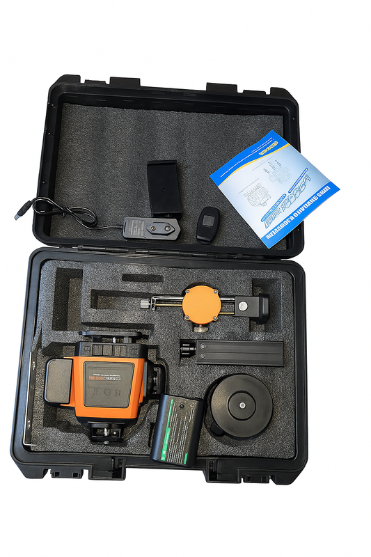 Професионален 4D Водоустойчив Нивелир 16 линии ChromeStar + 10 подаръка и тринога