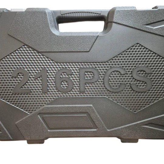 Немски Куфар с Инструменти 216ч WerkBull Гедоре с 3бр Тресчотка и ключове 8-22- Тресчотни