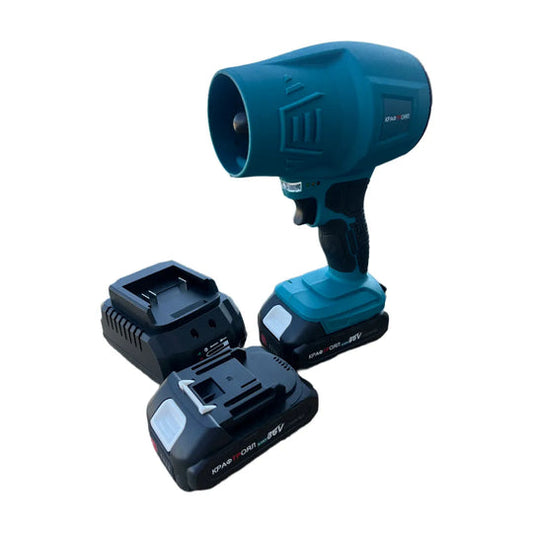 Универсален Мощен Пистолет - Духалка 36V с две батерии за Листа, Кола, Барбекю и др.