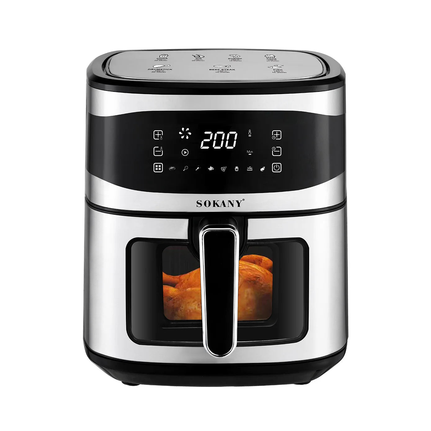 Air Fryer Еър фрайър SOKANY 8.5L Дигитален дисплей