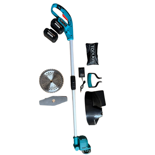 Професионален Акумулаторен Тример ChromeStar /36V 8Ah/ Косачка за Трева с 2бр батерии и дисплей