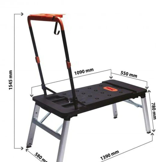 МНОГОФУНКЦИОНАЛНА РАБОТНА МАСА - ПЛАТФОРМА 7 В 1 WMC