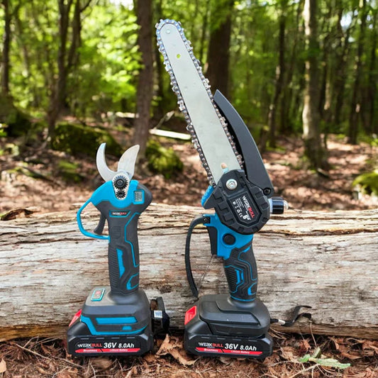 Комплект 2в1: Лозарска Ножица и Мини резачка с омасляване