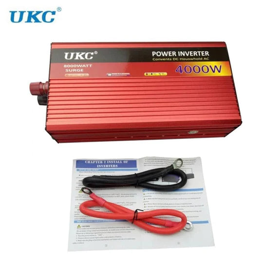 Инвертор на напрежение UKC 4000W 12V / 24V / 220V, Инвертор 4000W